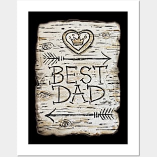 BEST DAD Posters and Art